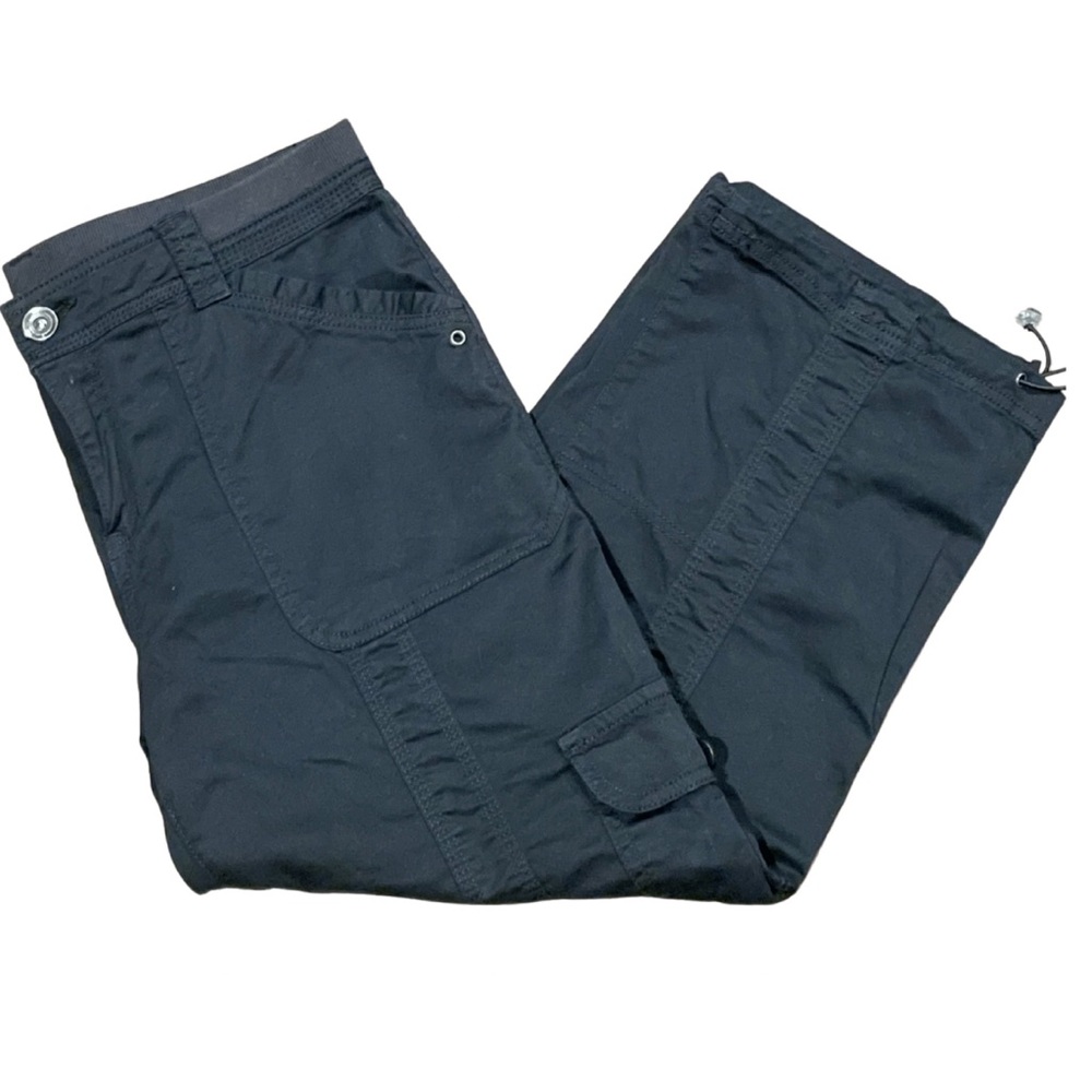 Style & Co Bungee-Hem Cargo Capri Pants - Size 10